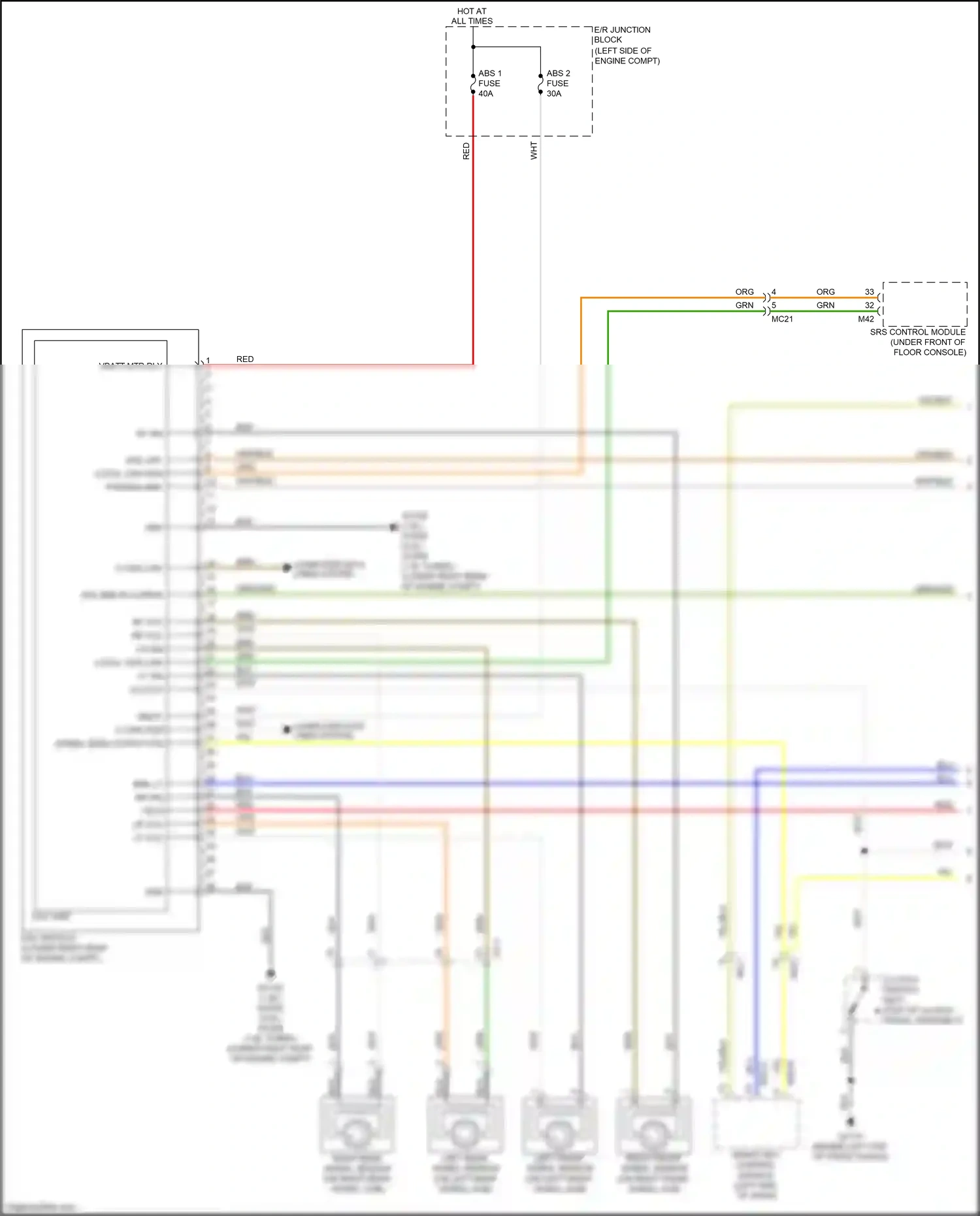 Kia Soul II facelift (2016-2019) esc module wiring diagram  (1 of 9)
