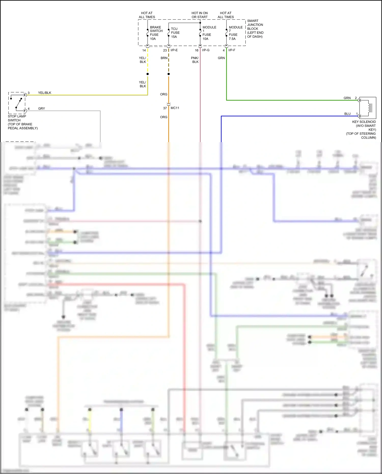 Kia Soul II facelift (2016-2019) esc module wiring diagram  (8 of 9)