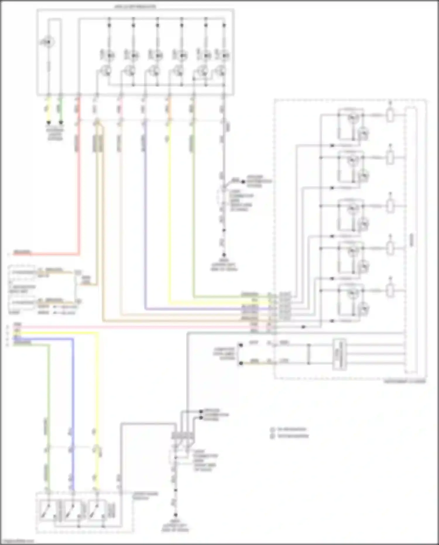Wiring diagram ground distribution system for Kia Soul II facelift (2016-2019) (42 of 57)