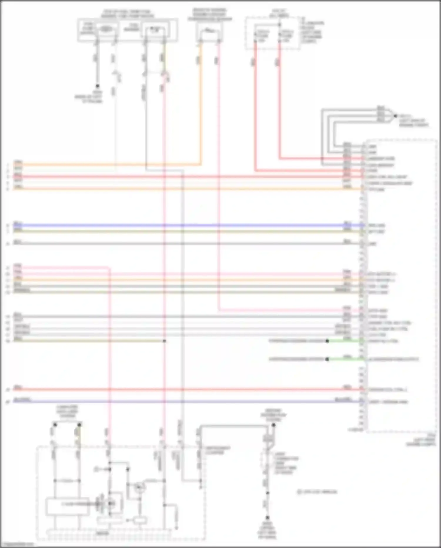 Wiring diagram ground distribution system for Kia Soul II facelift (2016-2019) (48 of 57)