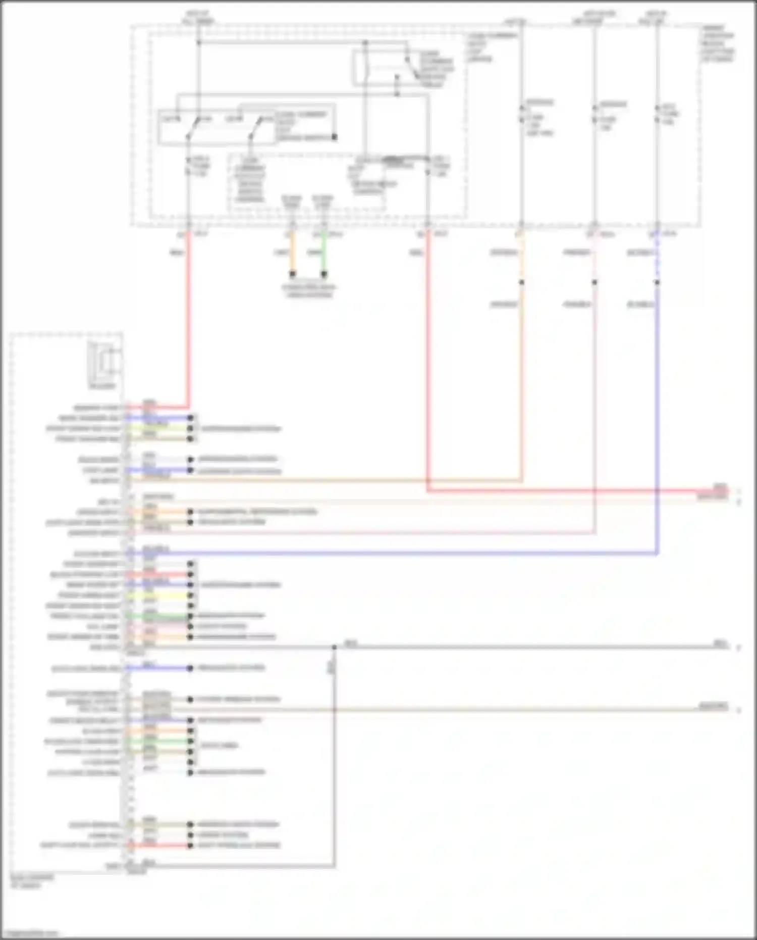 Wiring diagram headlights system auto light sens sig for Kia Soul II facelift (2016-2019) (1 of 1)