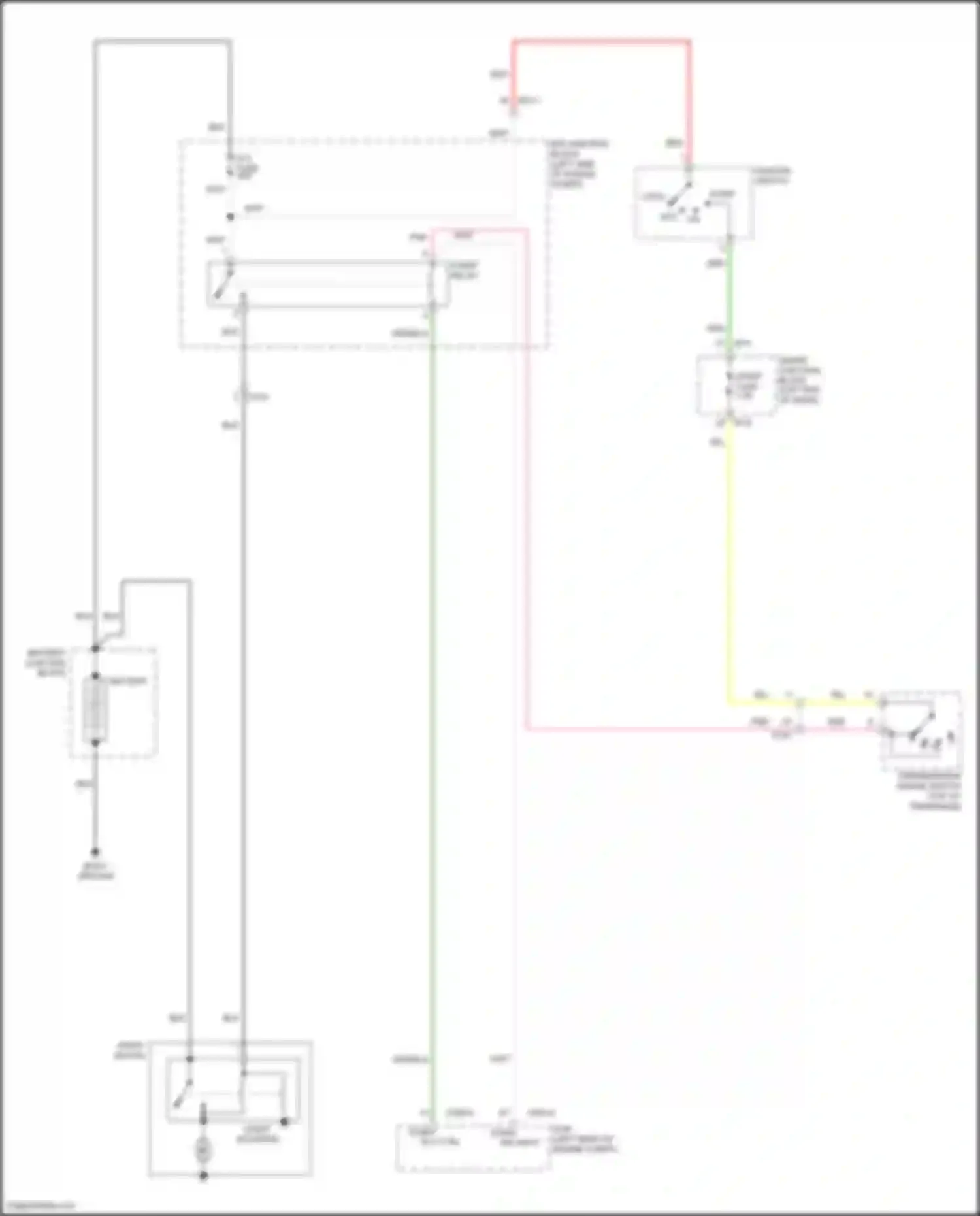 Wiring diagram ignition switch for Kia Soul II facelift (2016-2019) (2 of 5)
