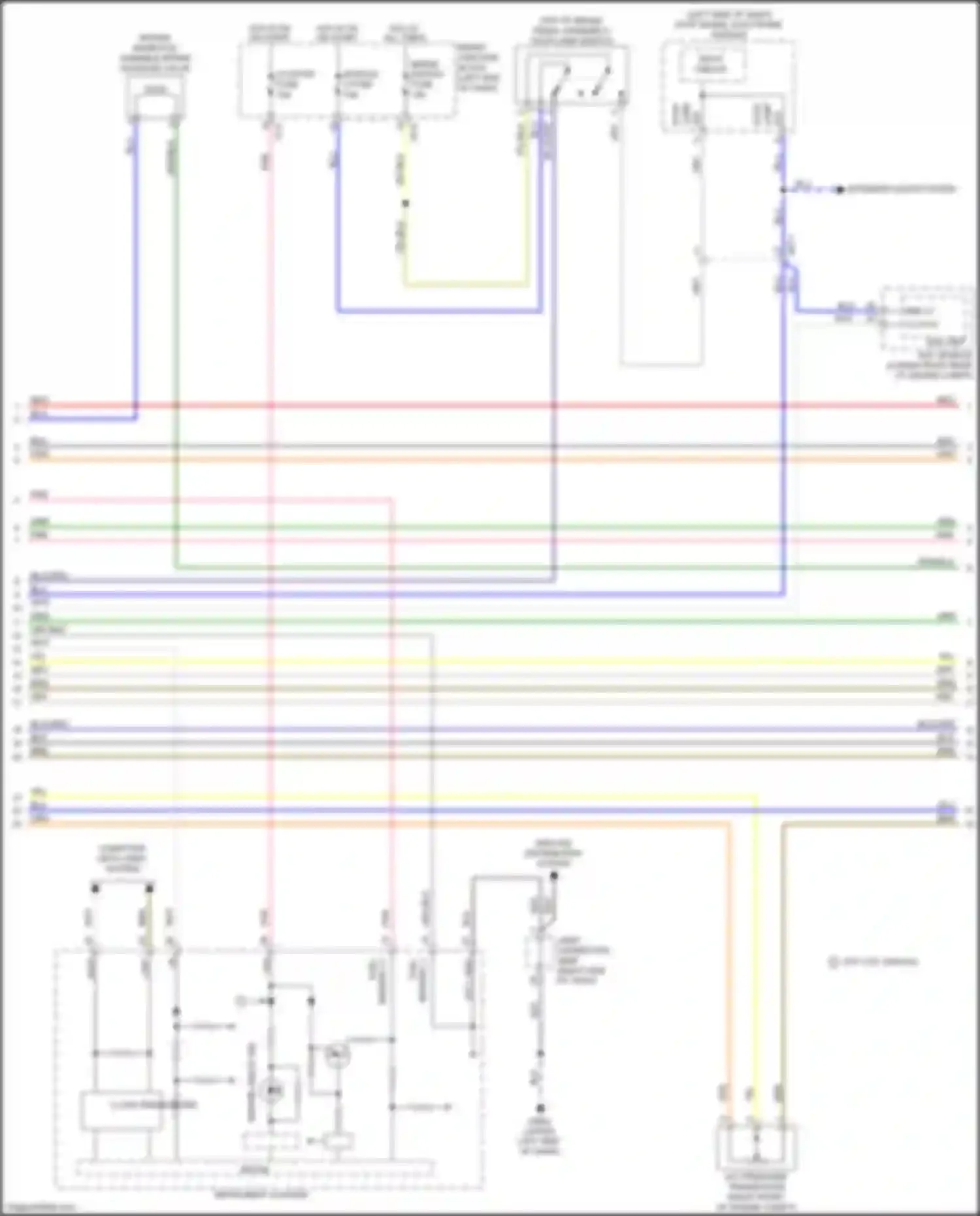 Wiring diagram input circuit for Kia Soul II facelift (2016-2019) (3 of 4)