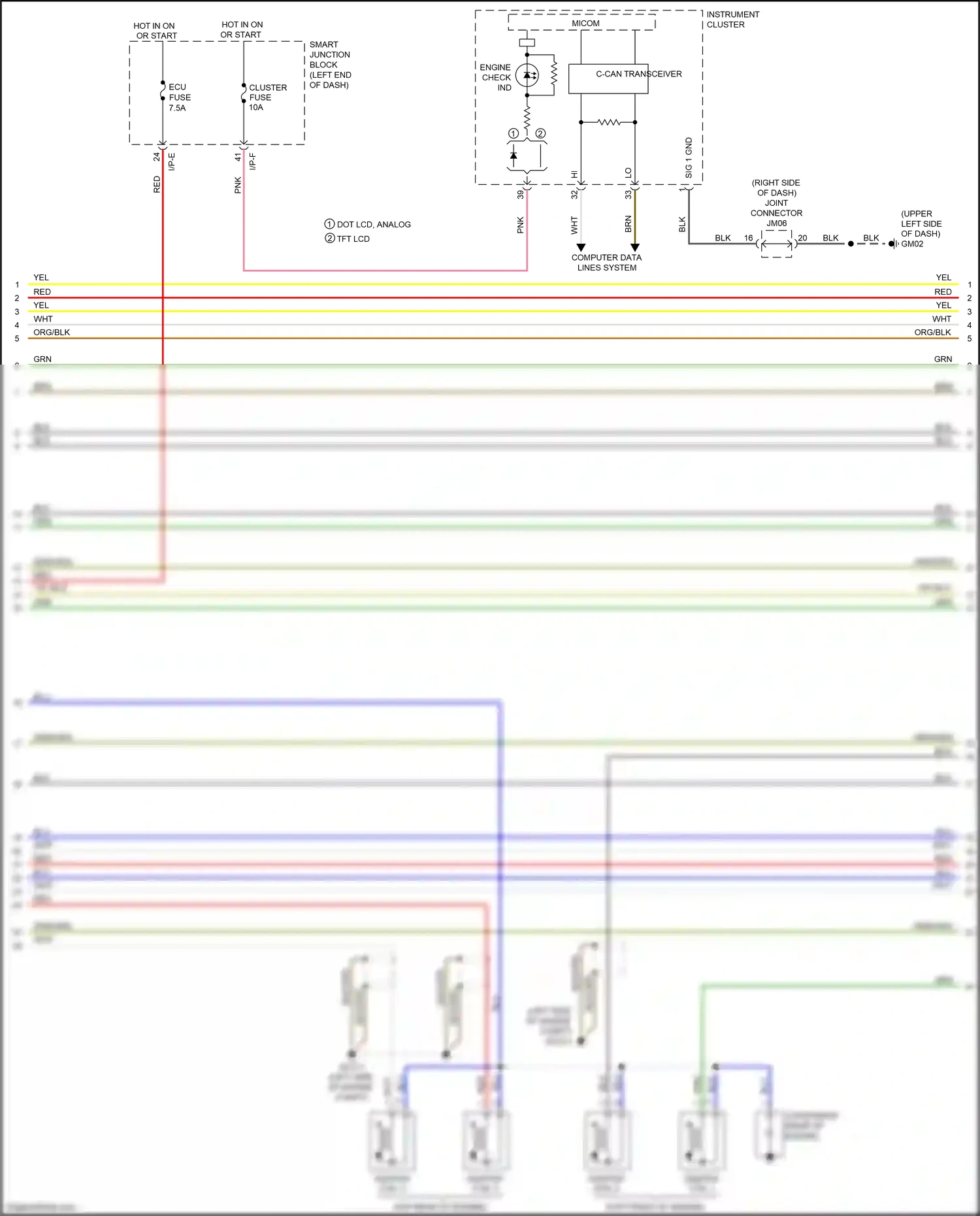 Wiring diagram i/p-e for Kia Soul II facelift (2016-2019) (40 of 45)