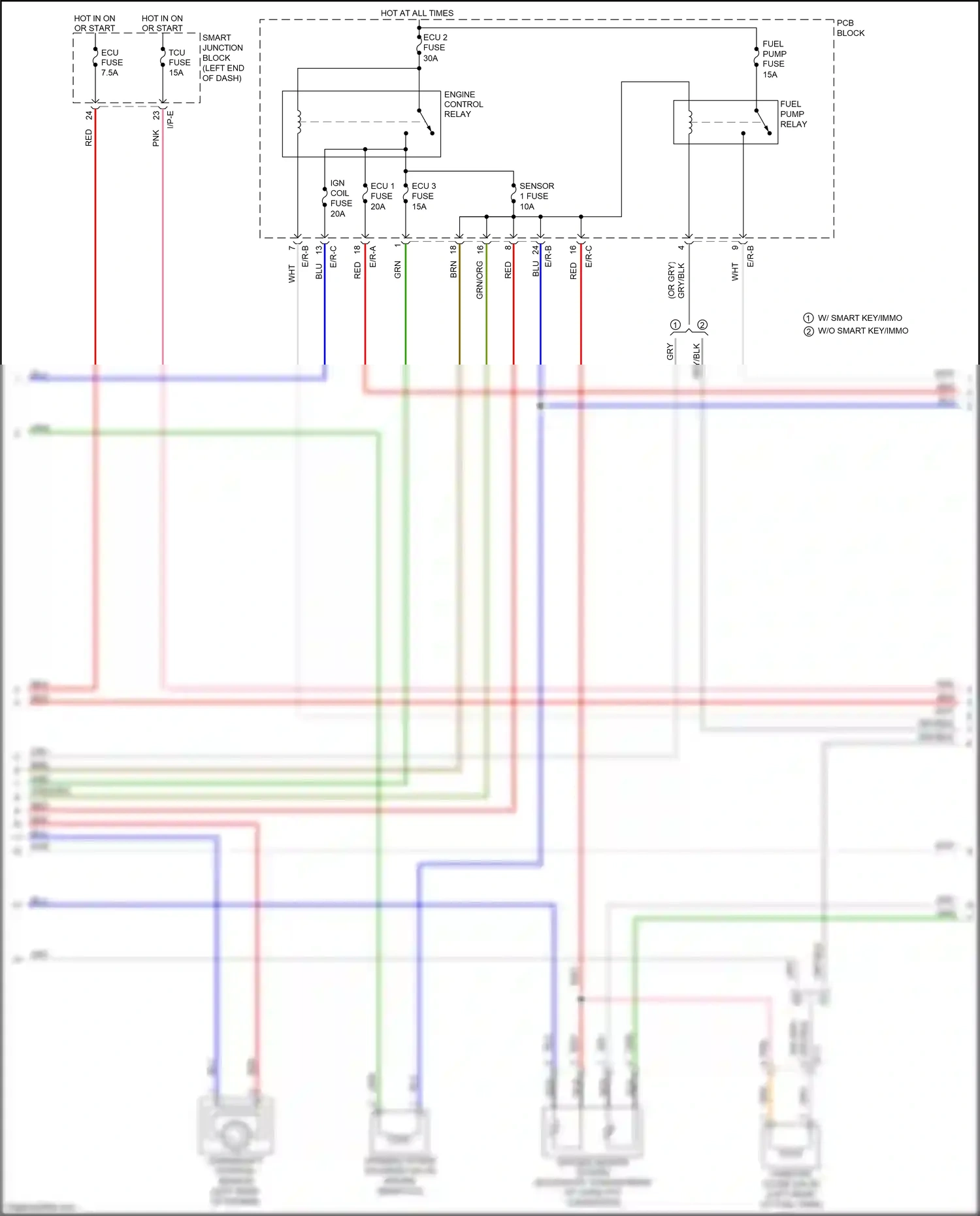 Wiring diagram i/p-e for Kia Soul II facelift (2016-2019) (32 of 45)