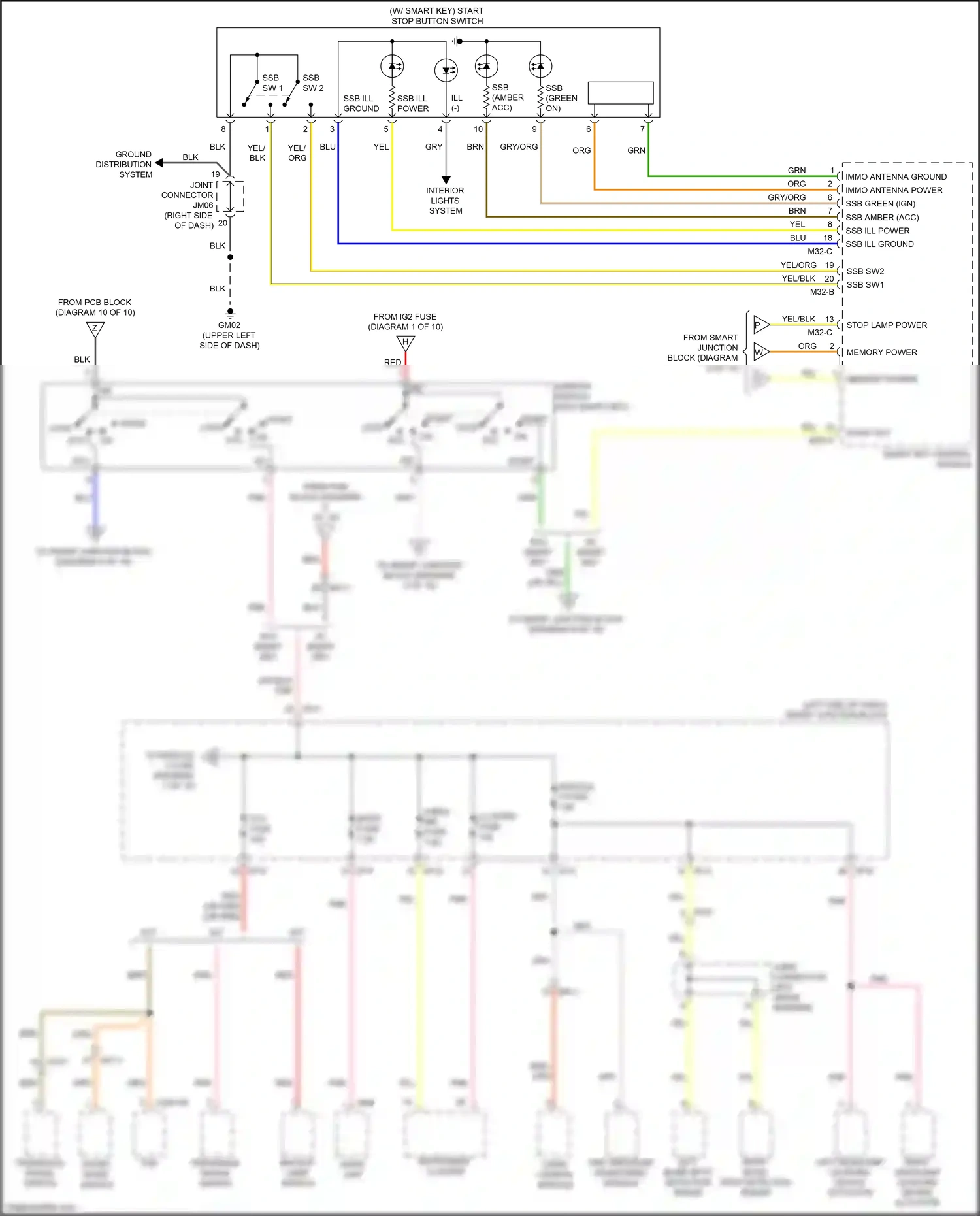 Wiring diagram i/p-e for Kia Soul II facelift (2016-2019) (19 of 45)