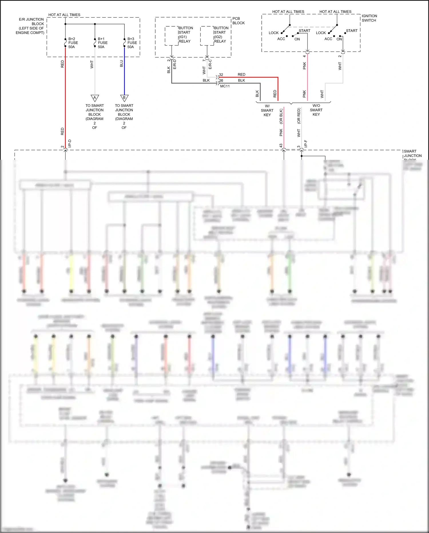 Wiring diagram i/p-e for Kia Soul II facelift (2016-2019) (4 of 45)