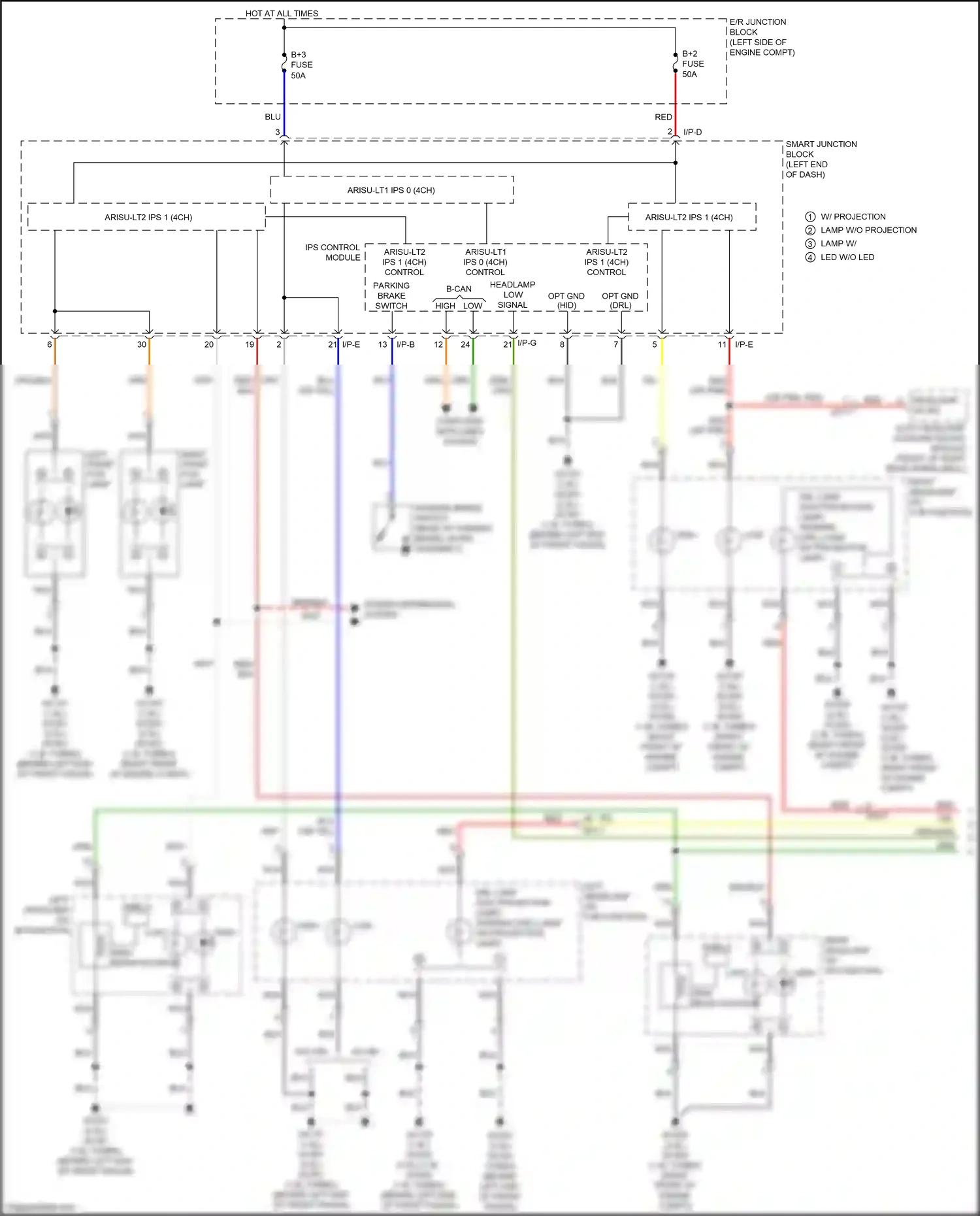 Wiring diagram i/p-e for Kia Soul II facelift (2016-2019) (17 of 45)