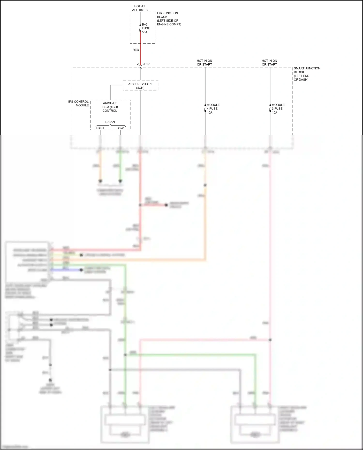 Wiring diagram i/p-e for Kia Soul II facelift (2016-2019) (11 of 45)