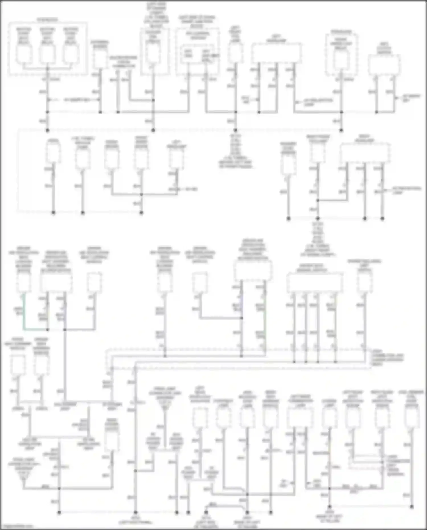 Wiring diagram left front fog lamp for Kia Soul II facelift (2016-2019) (1 of 3)