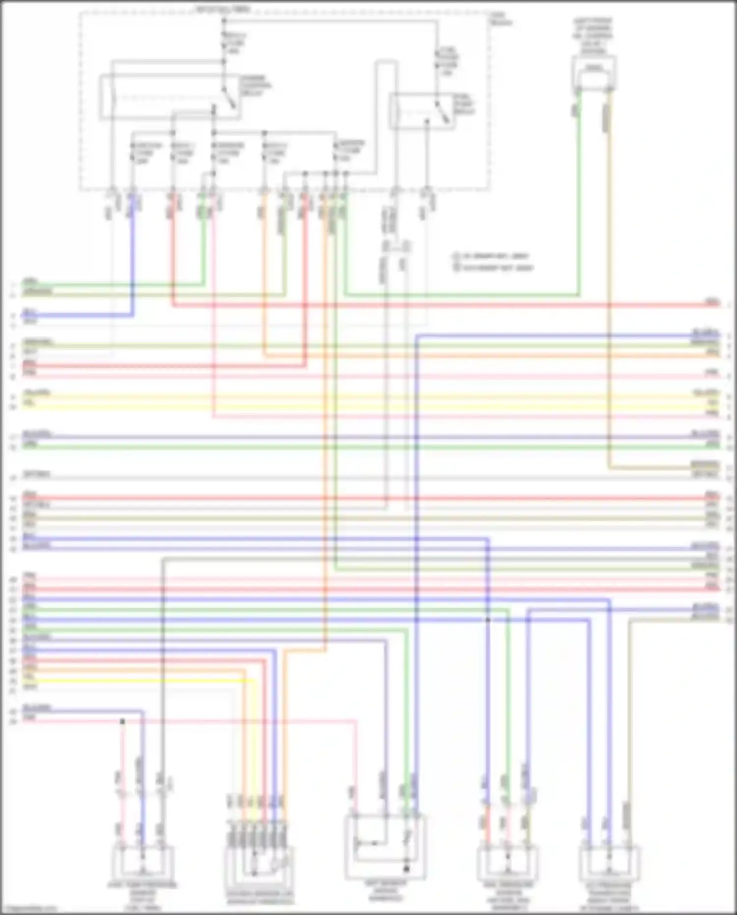 Wiring diagram map sensor for Kia Soul II facelift (2016-2019) (2 of 2)