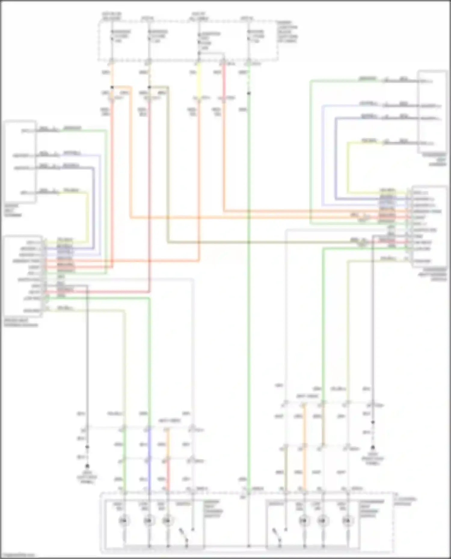 Wiring diagram module 4 fuse for Kia Soul II facelift (2016-2019) (3 of 20)
