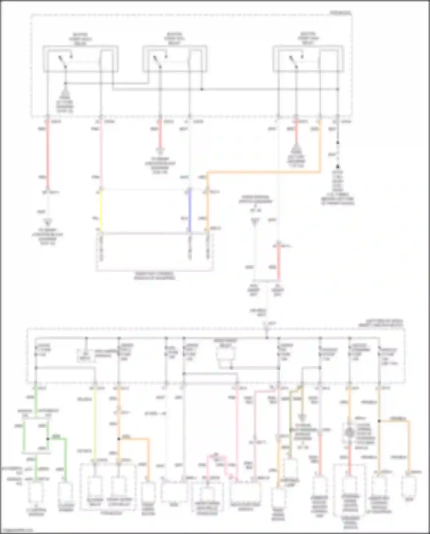 Wiring diagram module 5 fuse for Kia Soul II facelift (2016-2019) (3 of 3)