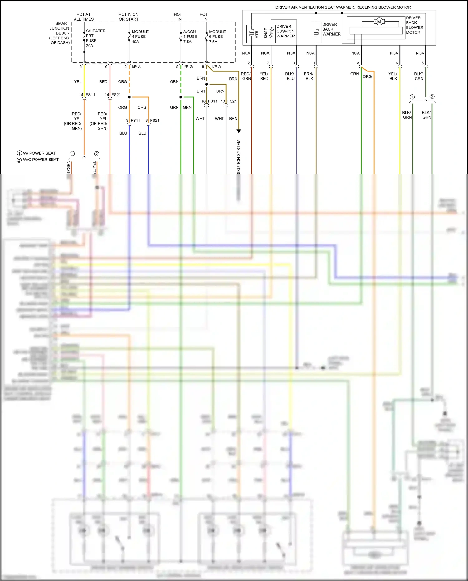 Wiring diagram on input for Kia Soul II facelift (2016-2019) (16 of 16)