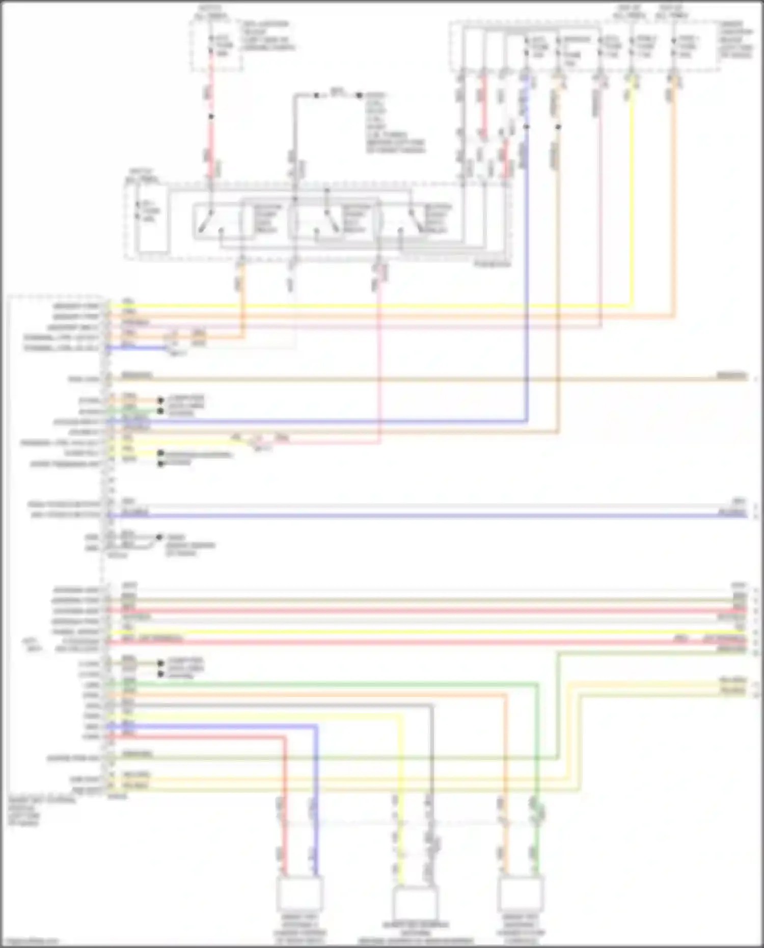 Wiring diagram p position sw ign lock sw for Kia Soul II facelift (2016-2019) (1 of 1)