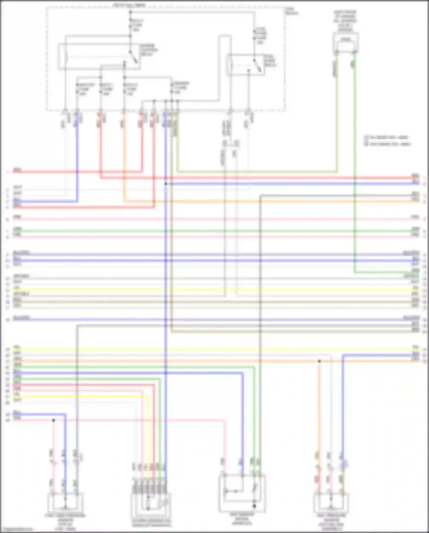 Wiring diagram pcb block for Kia Soul II facelift (2016-2019) (20 of 25)