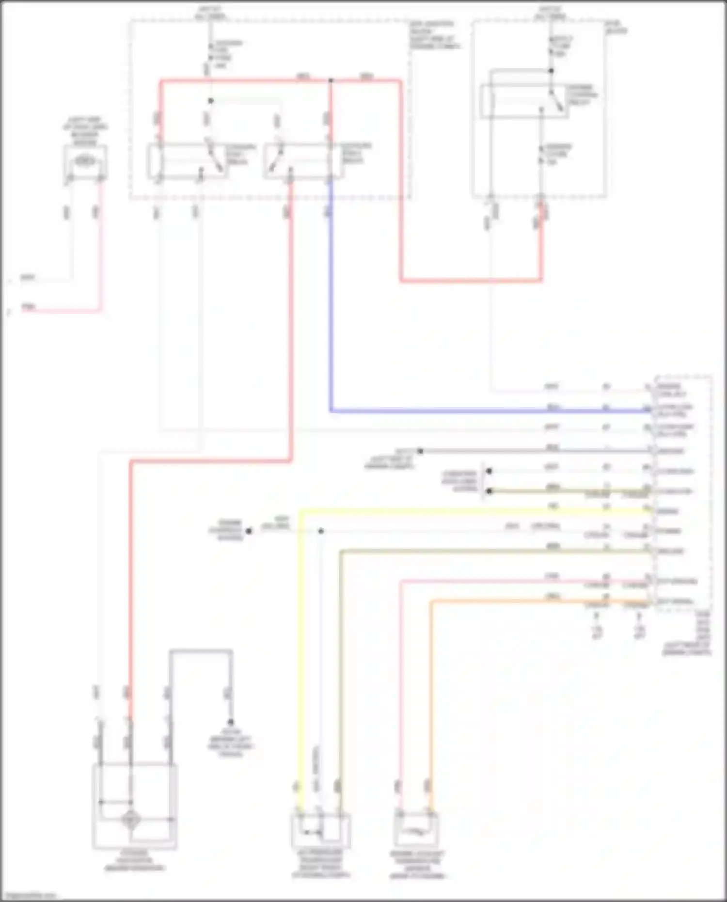 Wiring diagram pcb block for Kia Soul II facelift (2016-2019) (14 of 25)