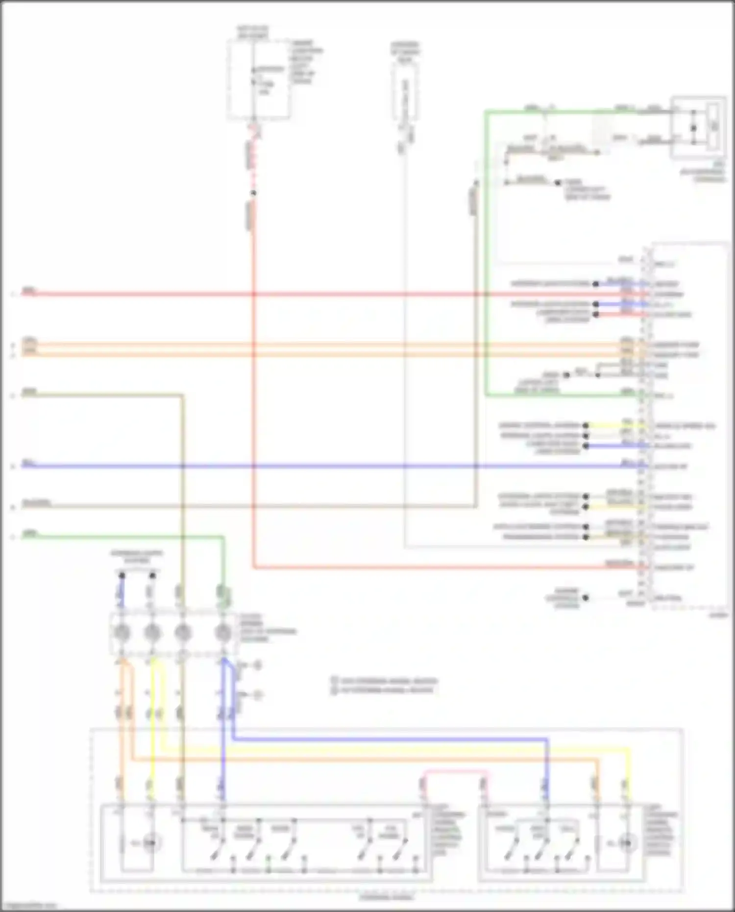 Wiring diagram red/org for Kia Soul II facelift (2016-2019) (3 of 41)
