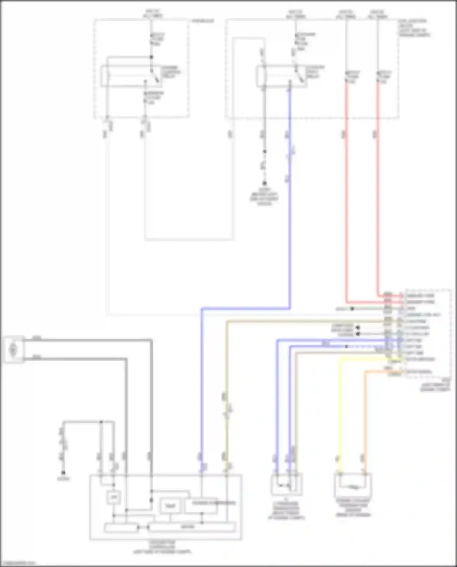 Wiring diagram sensor 2 fuse for Kia Soul II facelift (2016-2019) (5 of 9)