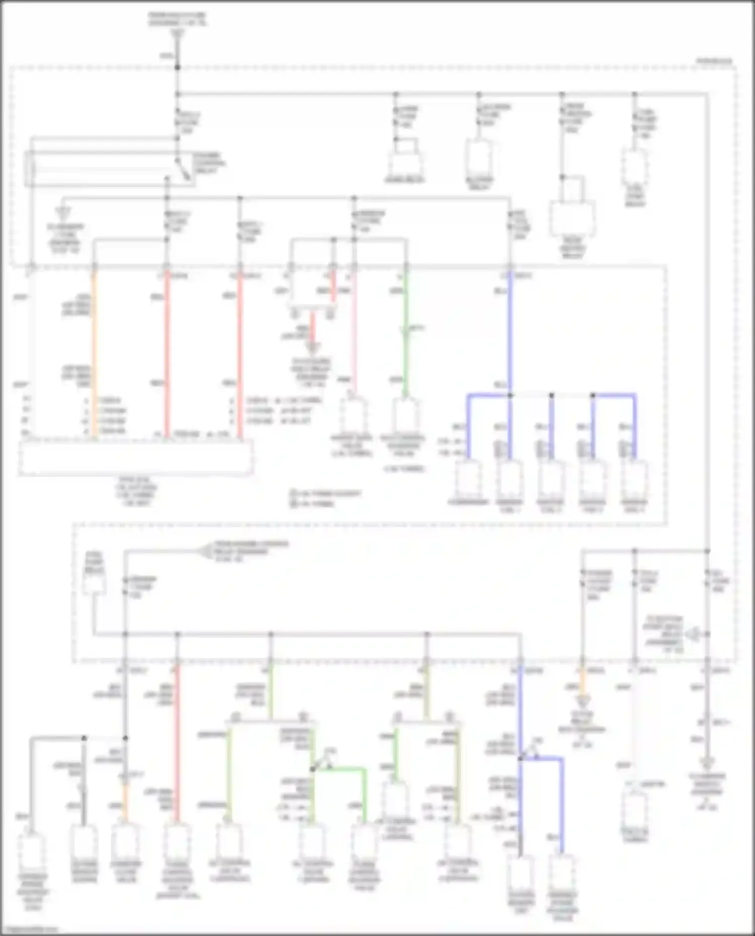 Wiring diagram sensor 2 fuse for Kia Soul II facelift (2016-2019) (8 of 9)