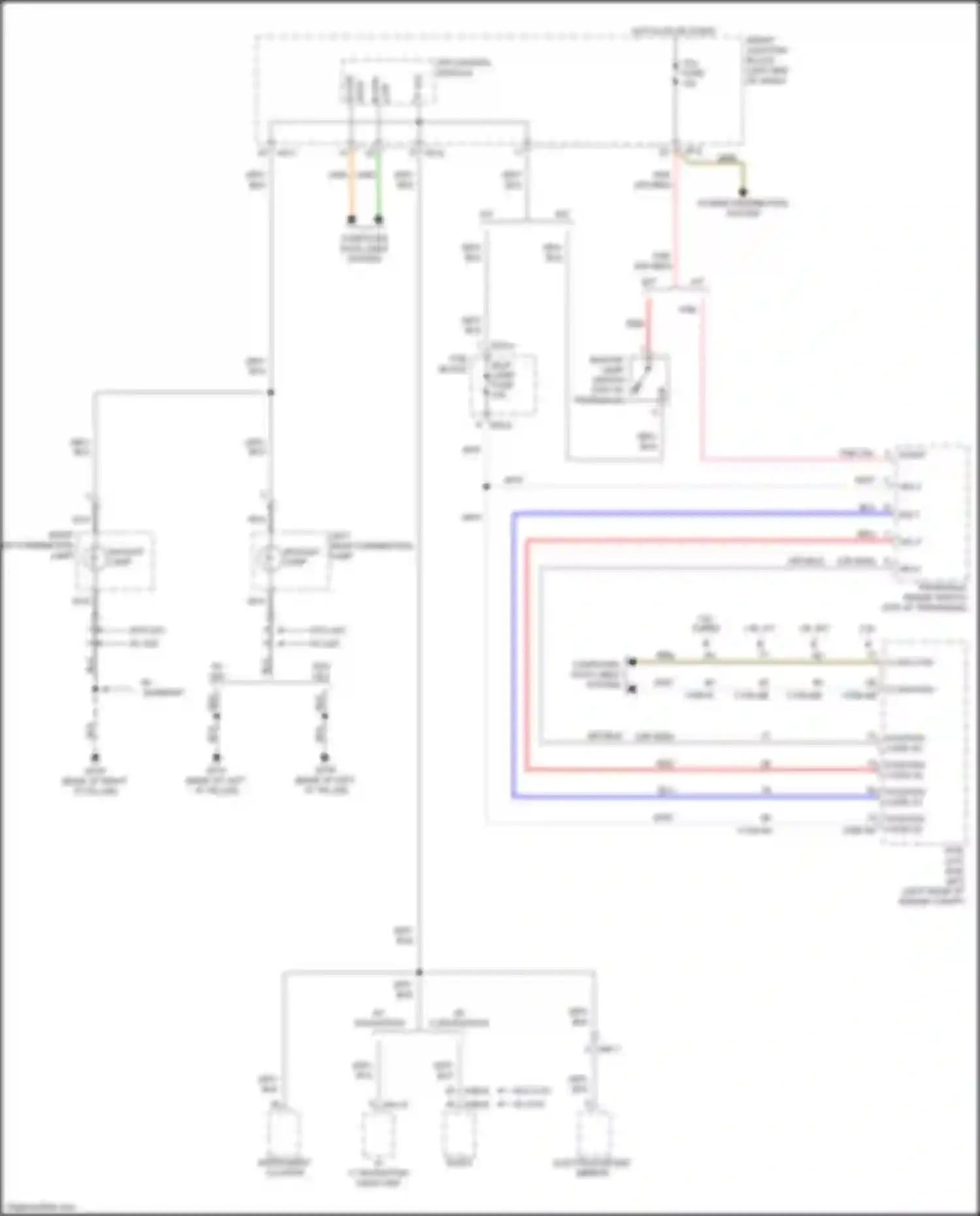 Wiring diagram sig 3 for Kia Soul II facelift (2016-2019) (3 of 4)