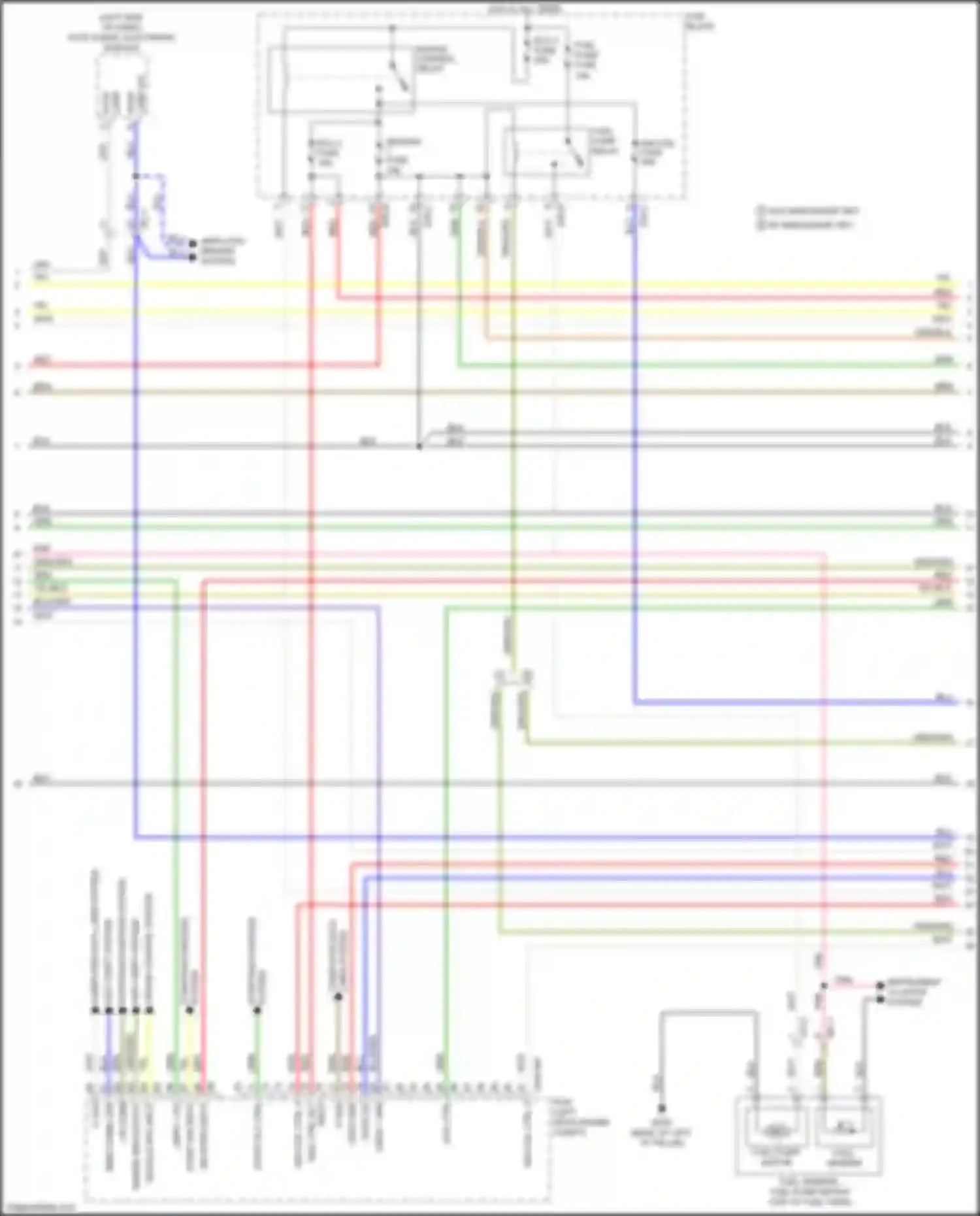 Wiring diagram stop signal electronic module for Kia Soul II facelift (2016-2019) (12 of 12)