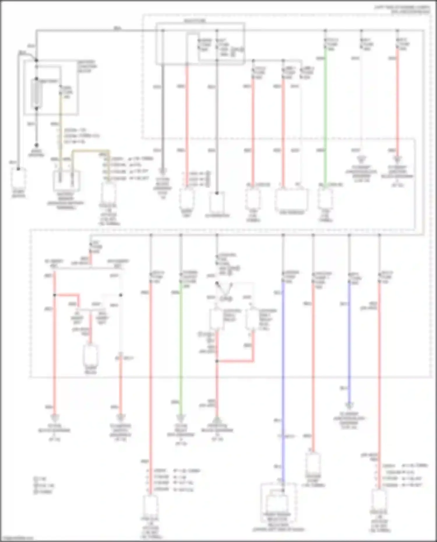 Wiring diagram tcu 3 fuse for Kia Soul II facelift (2016-2019) (2 of 2)