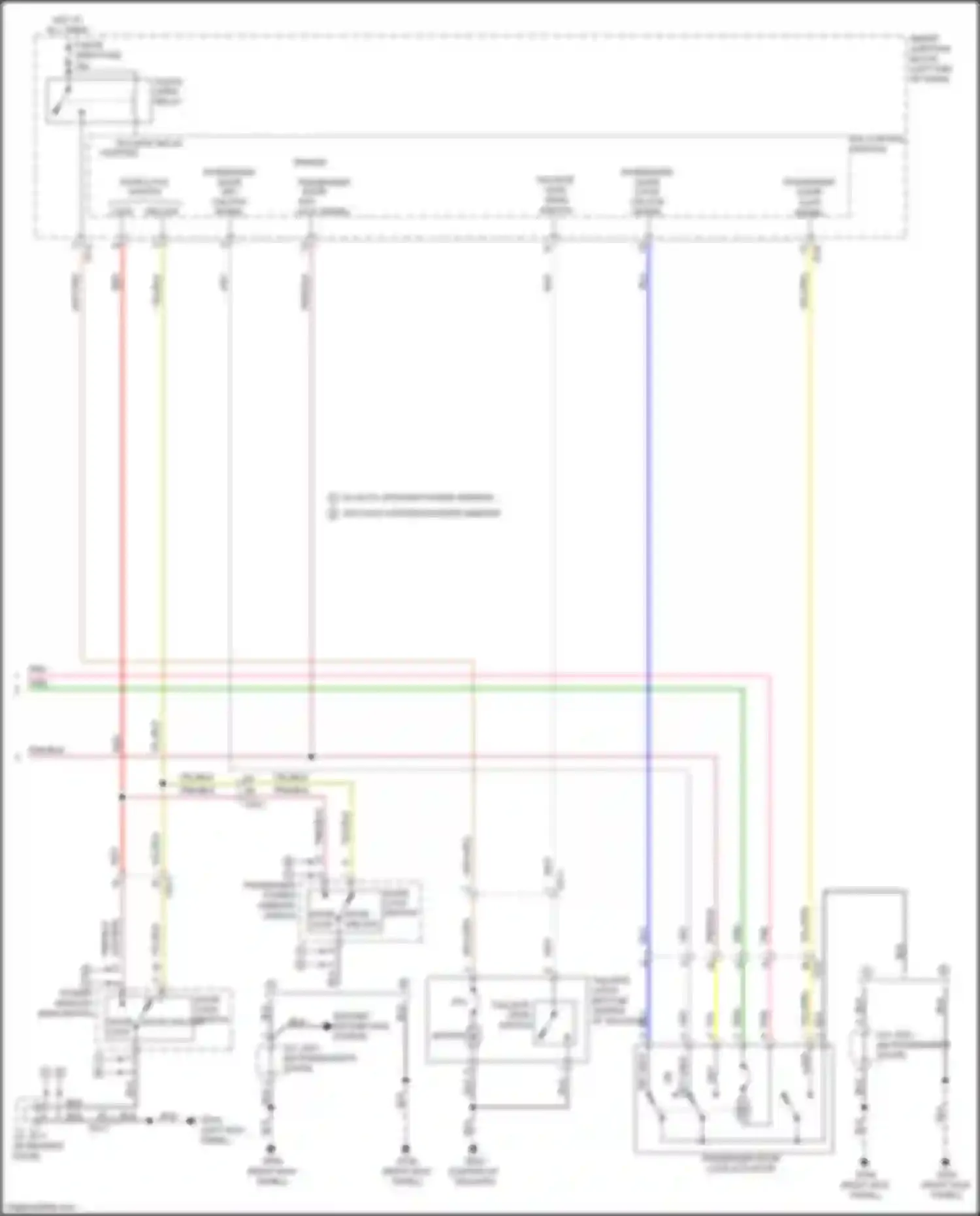 Wiring diagram t/gate open relay for Kia Soul II facelift (2016-2019) (1 of 5)