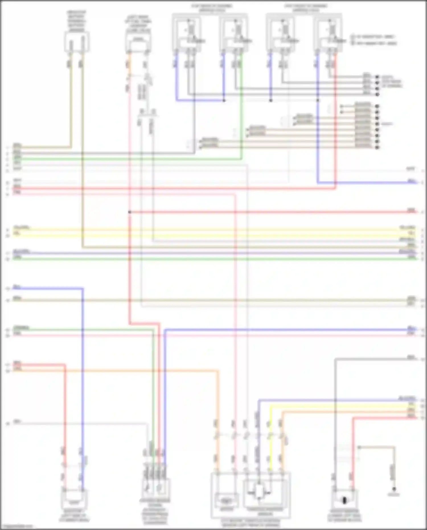 Wiring diagram throttle position sensor for Kia Soul II facelift (2016-2019) (4 of 5)