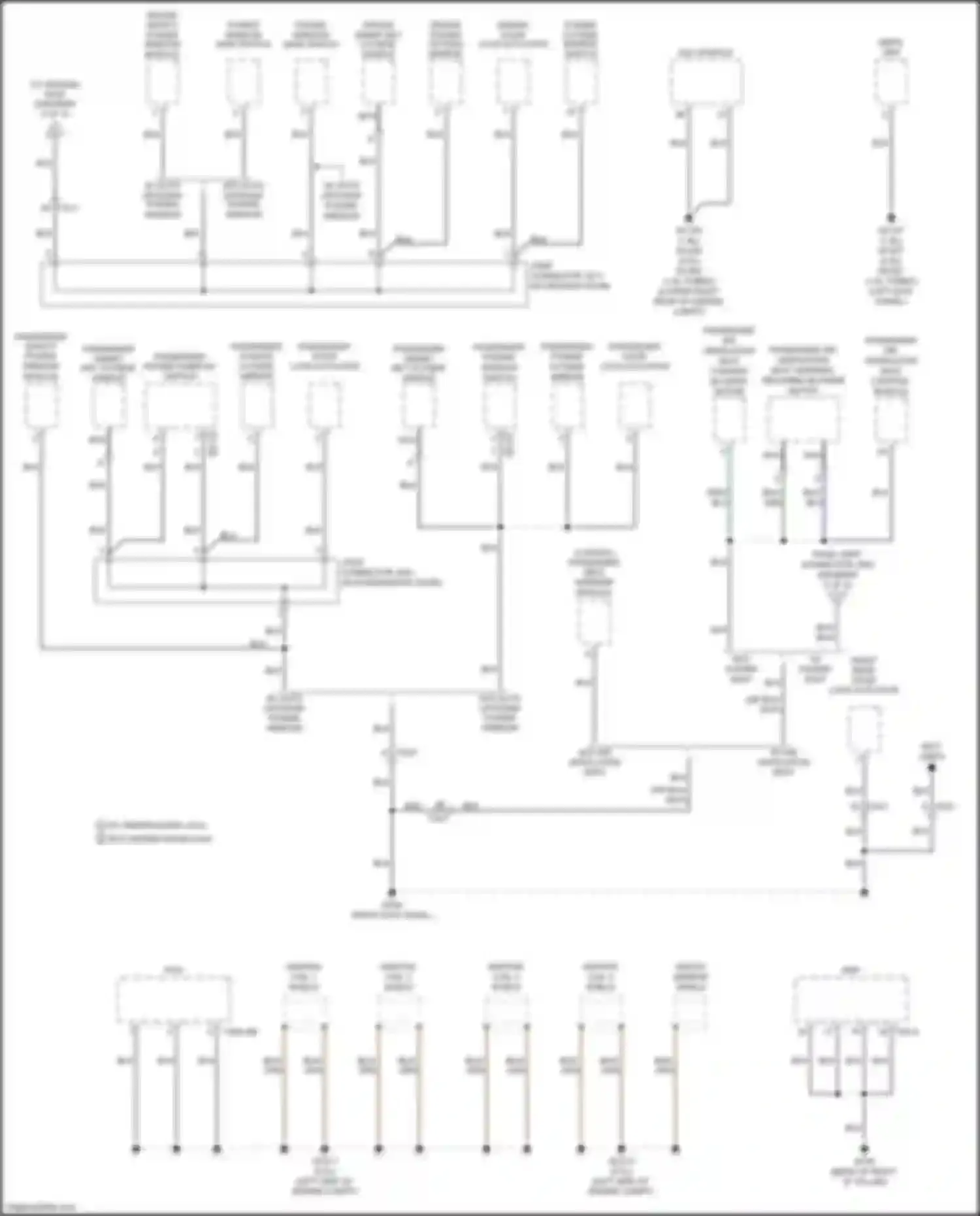 Wiring diagram w/ auto up/down power window for Kia Soul II facelift (2016-2019) (2 of 2)