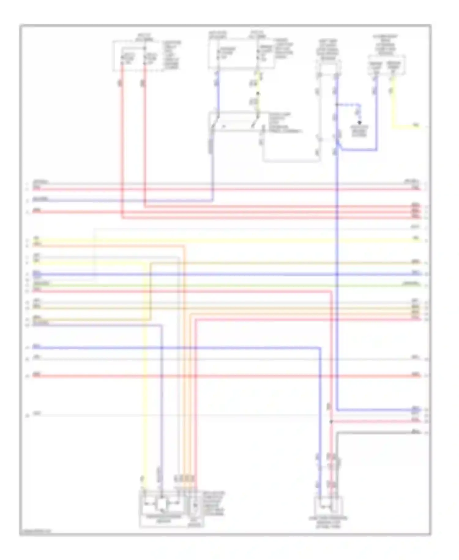 Soul Kia II (2013-2016): Wiring diagram engine performance 1.6l, mfi control circuit, a/t (6 of 7)