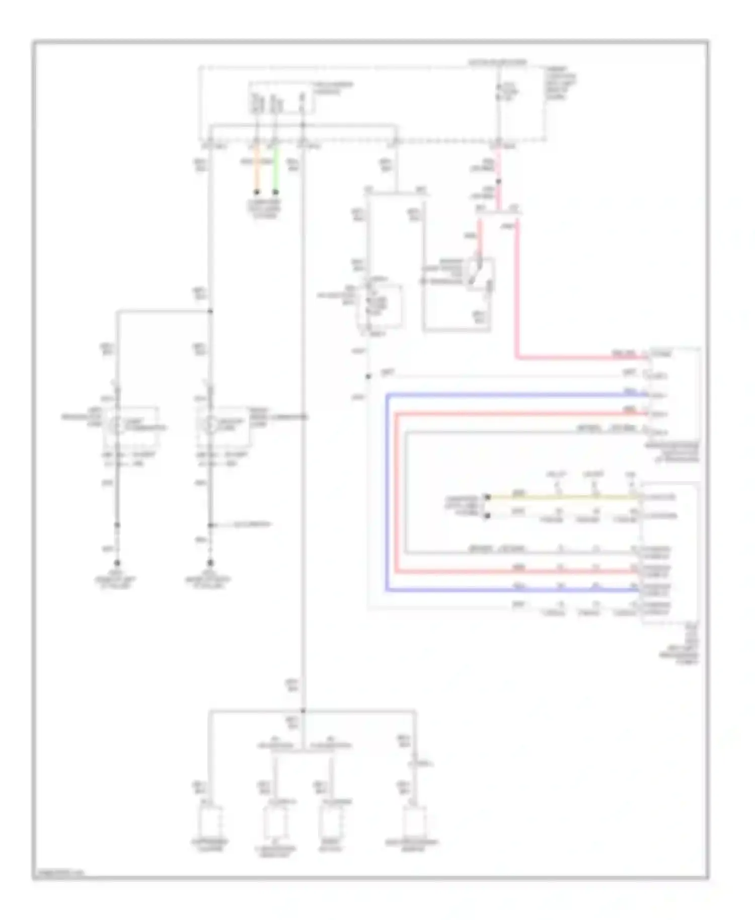 Soul Kia II (2013-2016): Backup lamps circuit