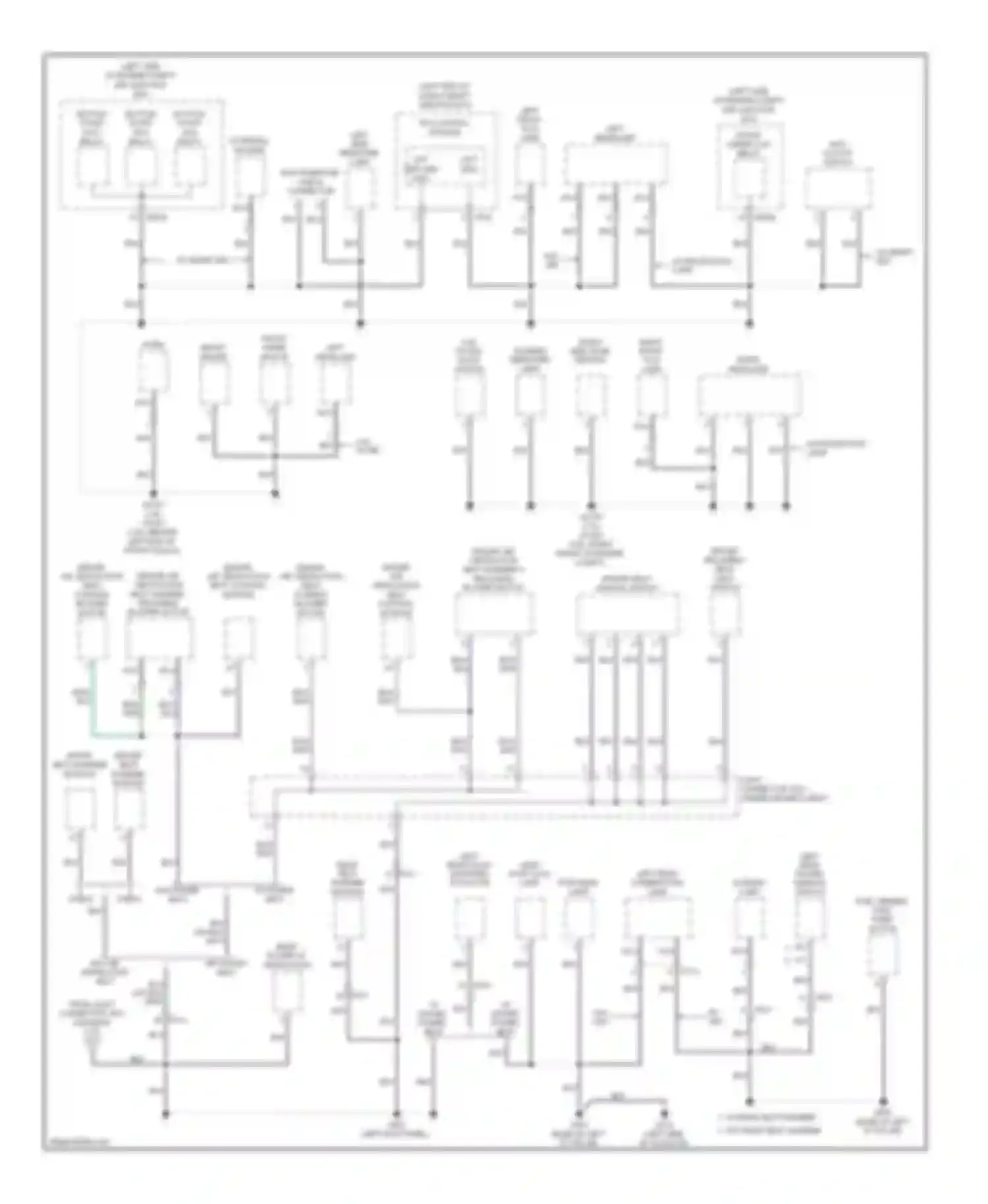 Soul Kia II (2013-2016): Ground distribution circuit (2 of 4)