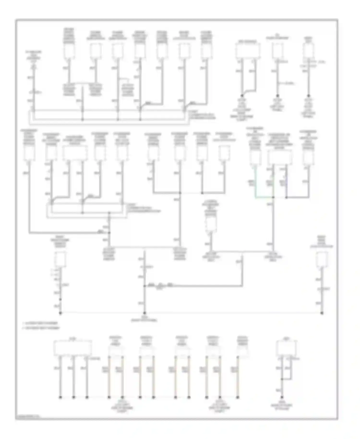 Soul Kia II (2013-2016): Ground distribution circuit (3 of 4)