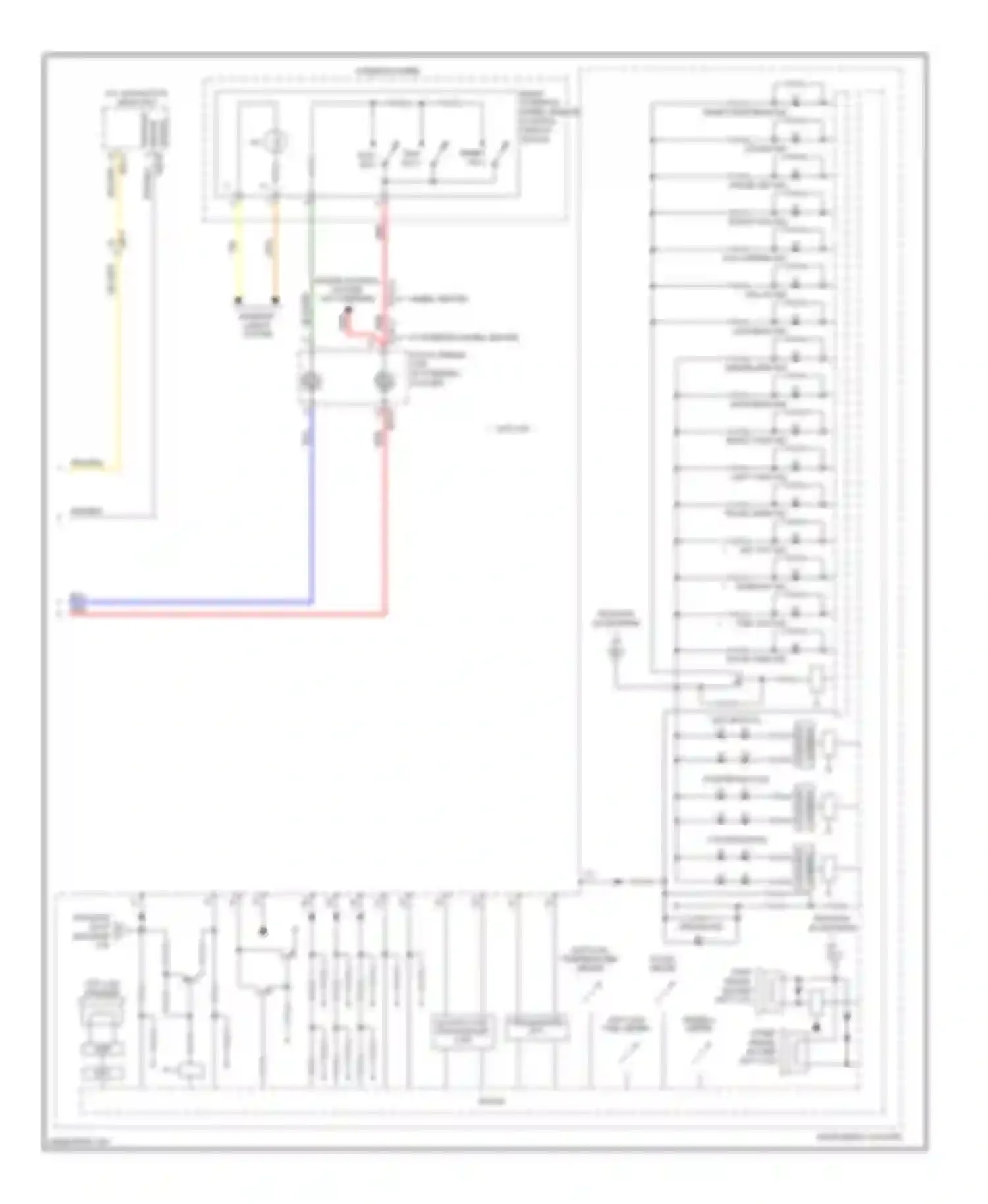 Soul Kia II (2013-2016): Instrument cluster circuit (3 of 3)