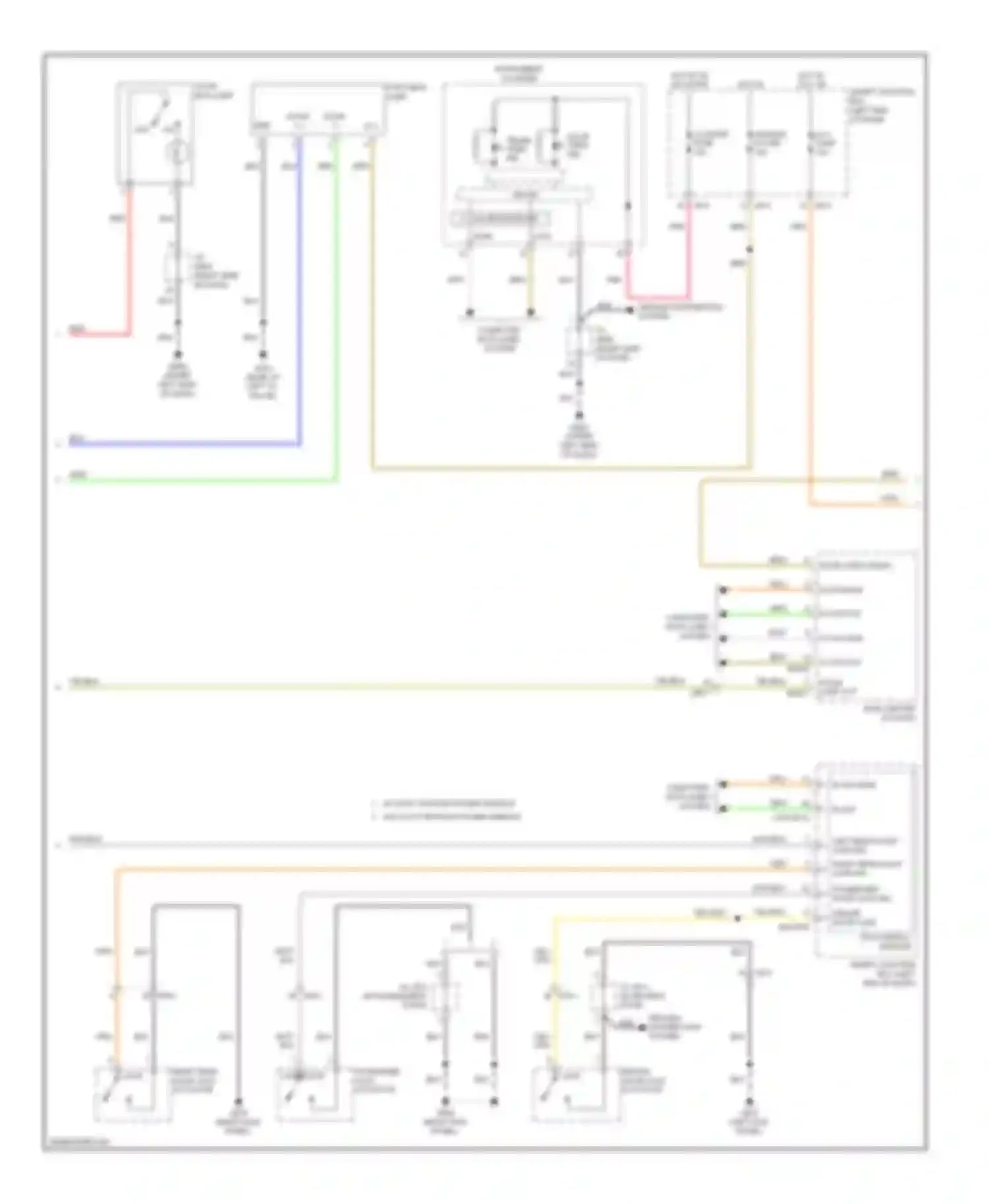 Soul Kia II (2013-2016): Courtesy lamps circuit (2 of 3)
