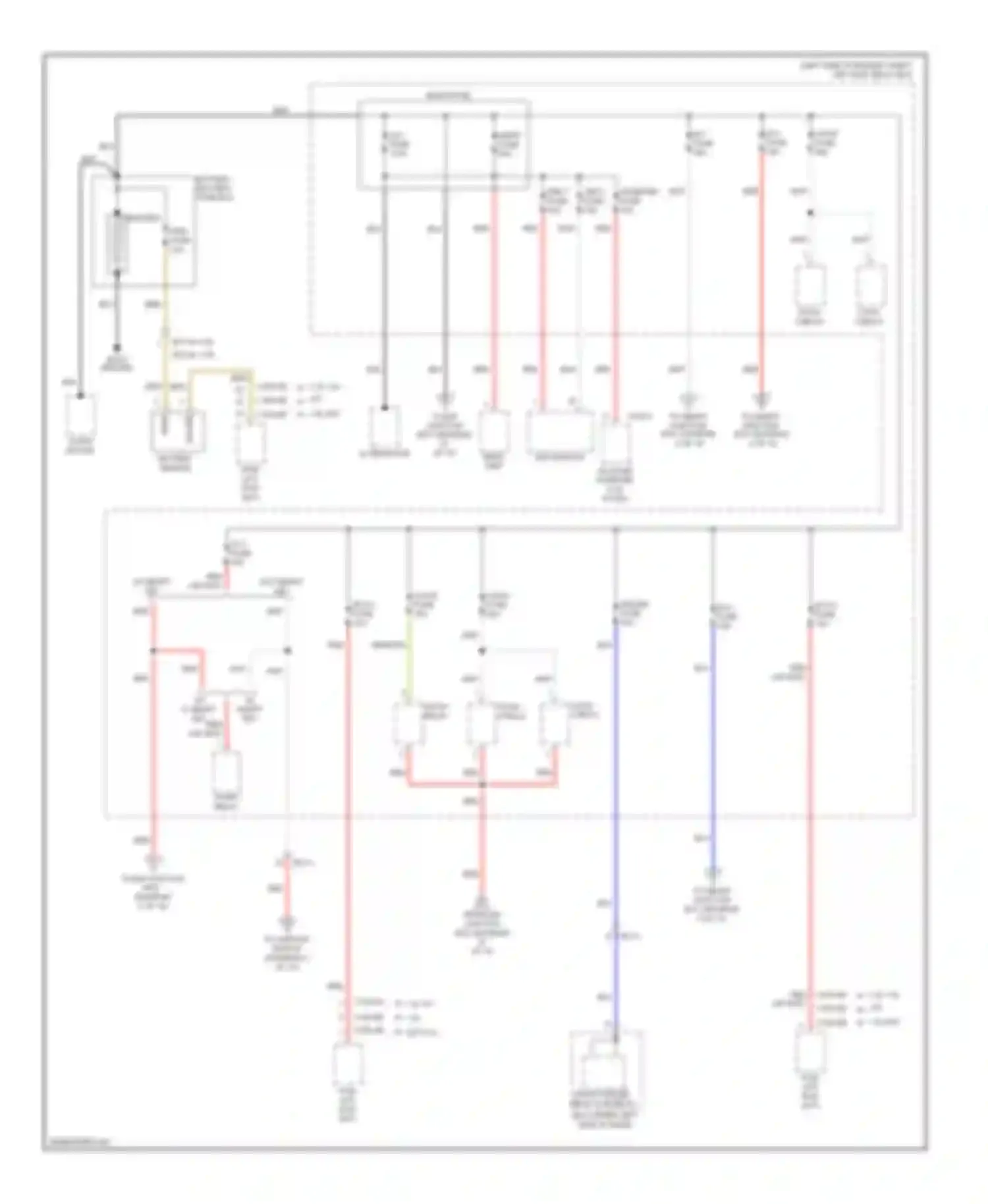 Soul Kia II (2013-2016): Power distribution circuit (1 of 10)