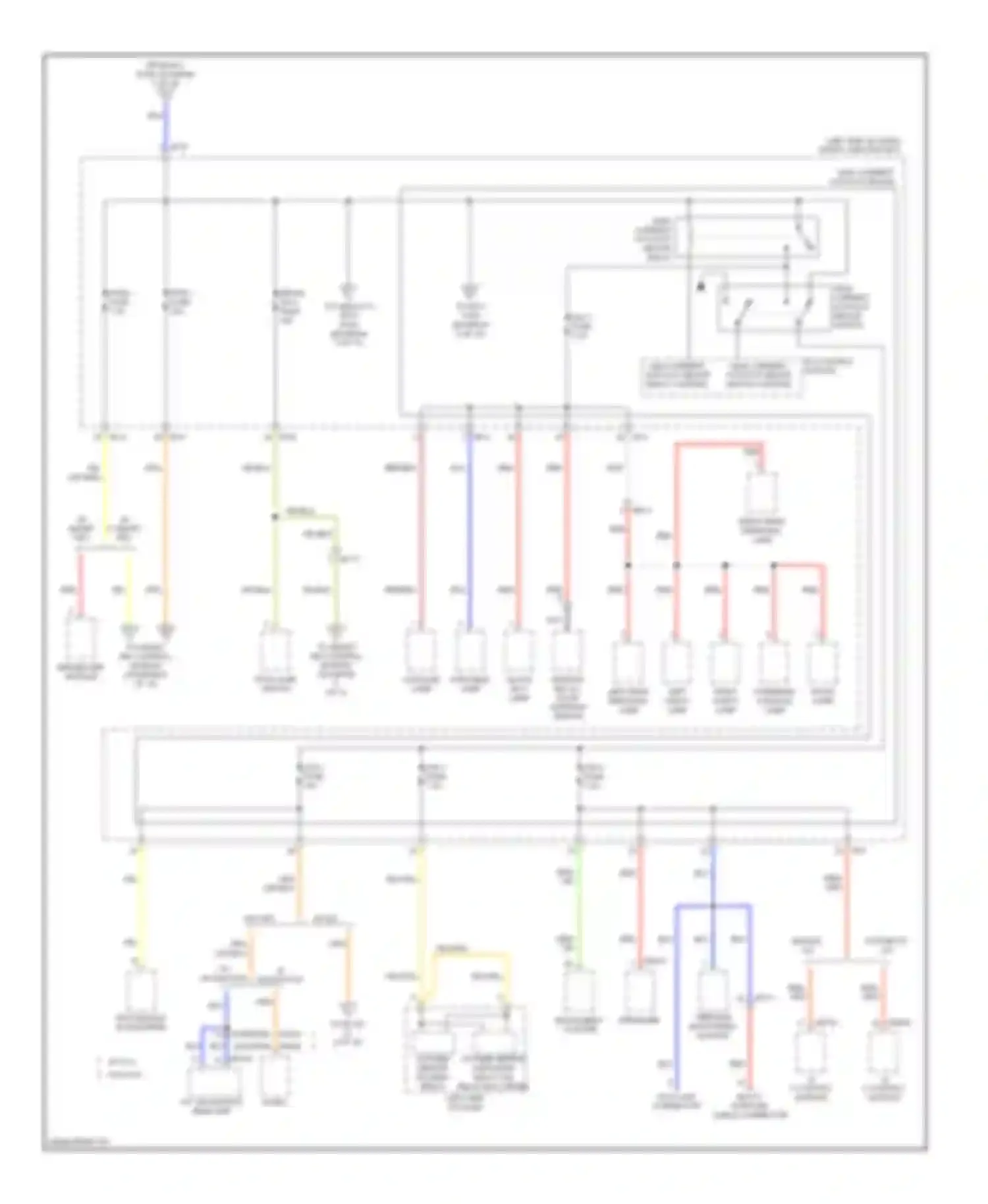 Soul Kia II (2013-2016): Power distribution circuit (8 of 10)