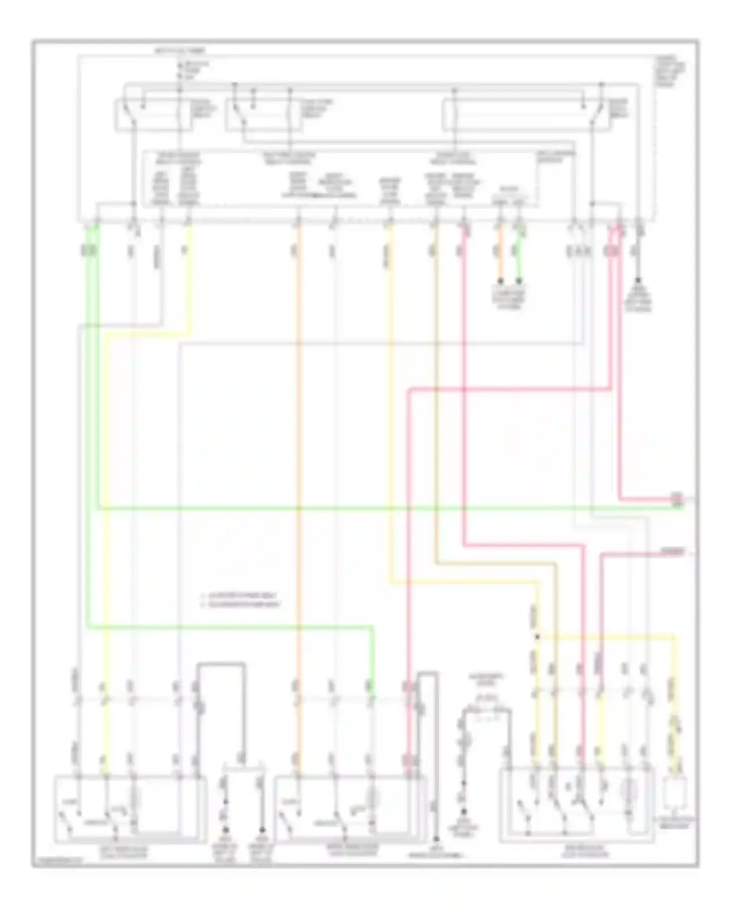Soul Kia II (2013-2016): Power door locks circuit (1 of 2)