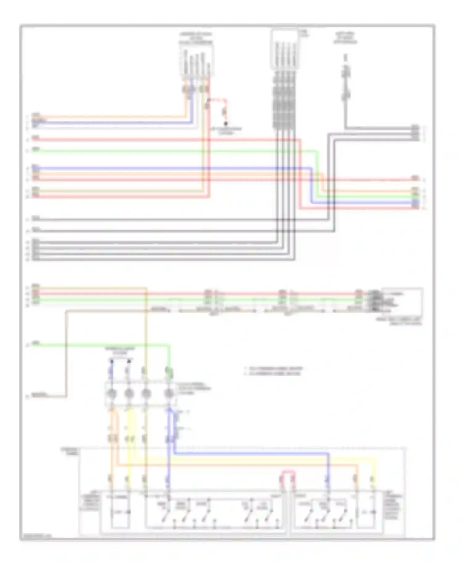 Soul Kia II (2013-2016): Radio circuit, without navigation with uvo without amplifier (2 of 3)