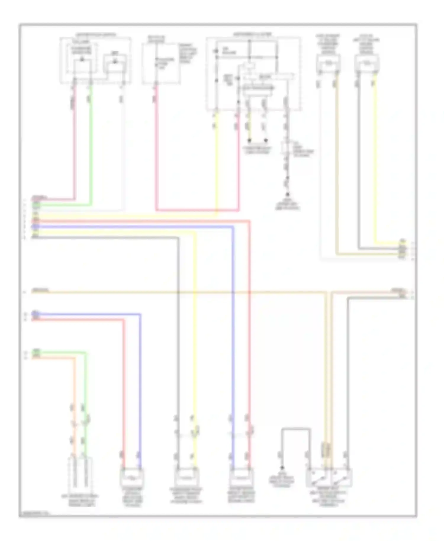 Soul Kia II (2013-2016): Supplemental restraints circuit (2 of 3)