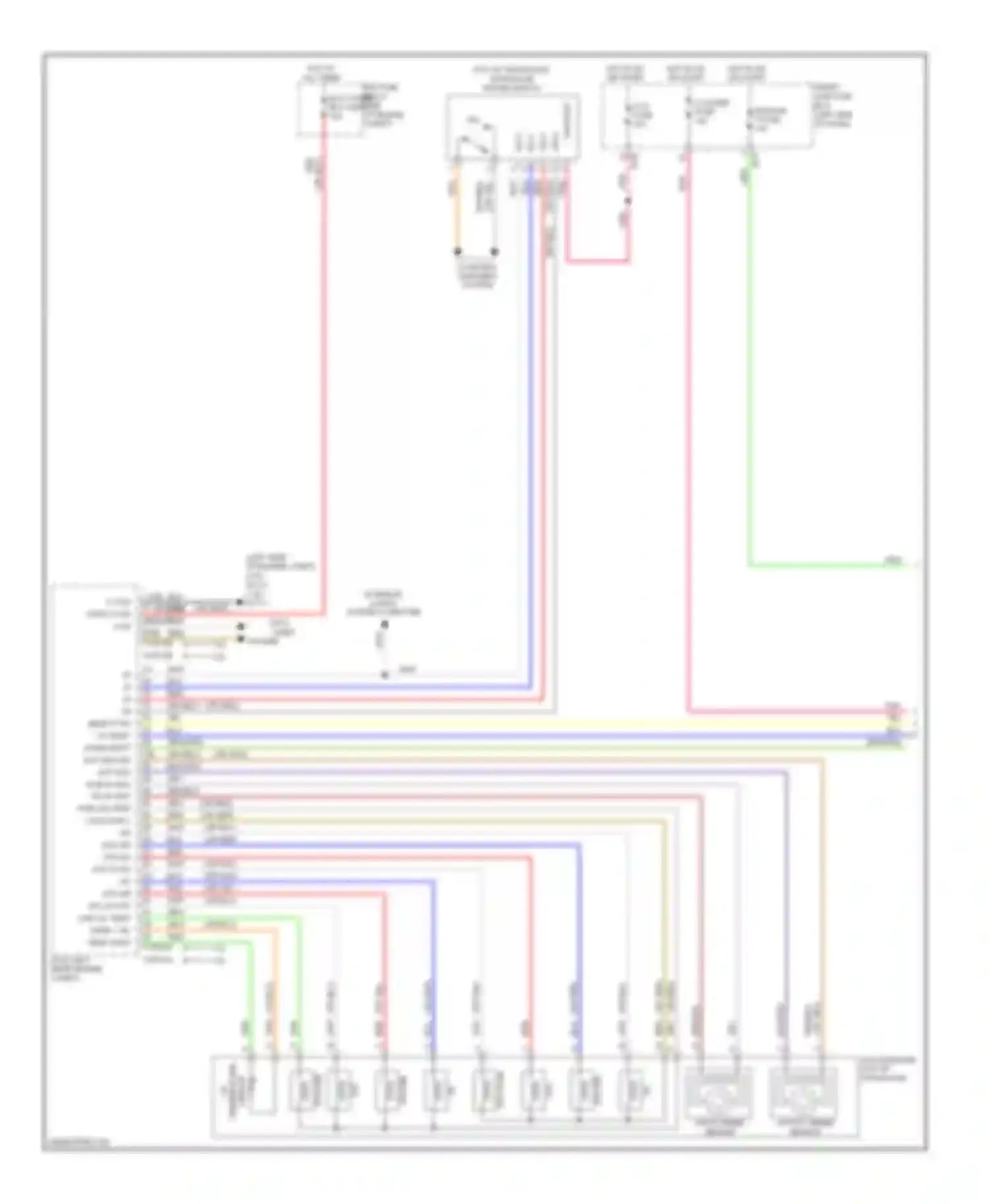Soul Kia II (2013-2016): Transmission circuit (1 of 2)
