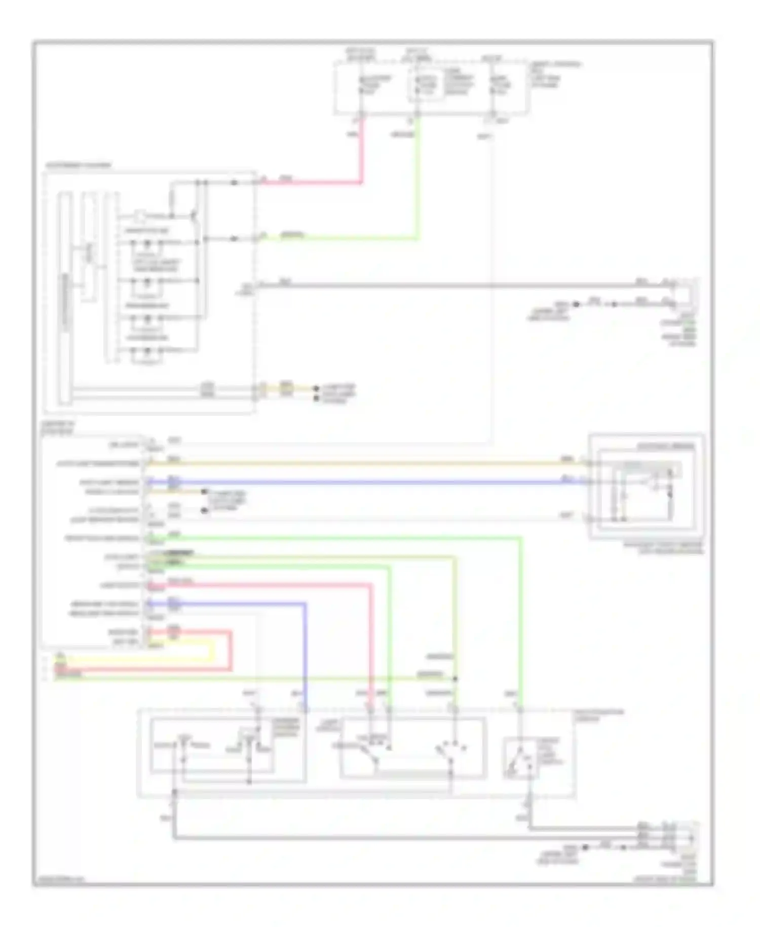 Wiring diagram 13 9 headlamp low switch auto light switch for Kia Soul II (2013-2016) (1 of 1)