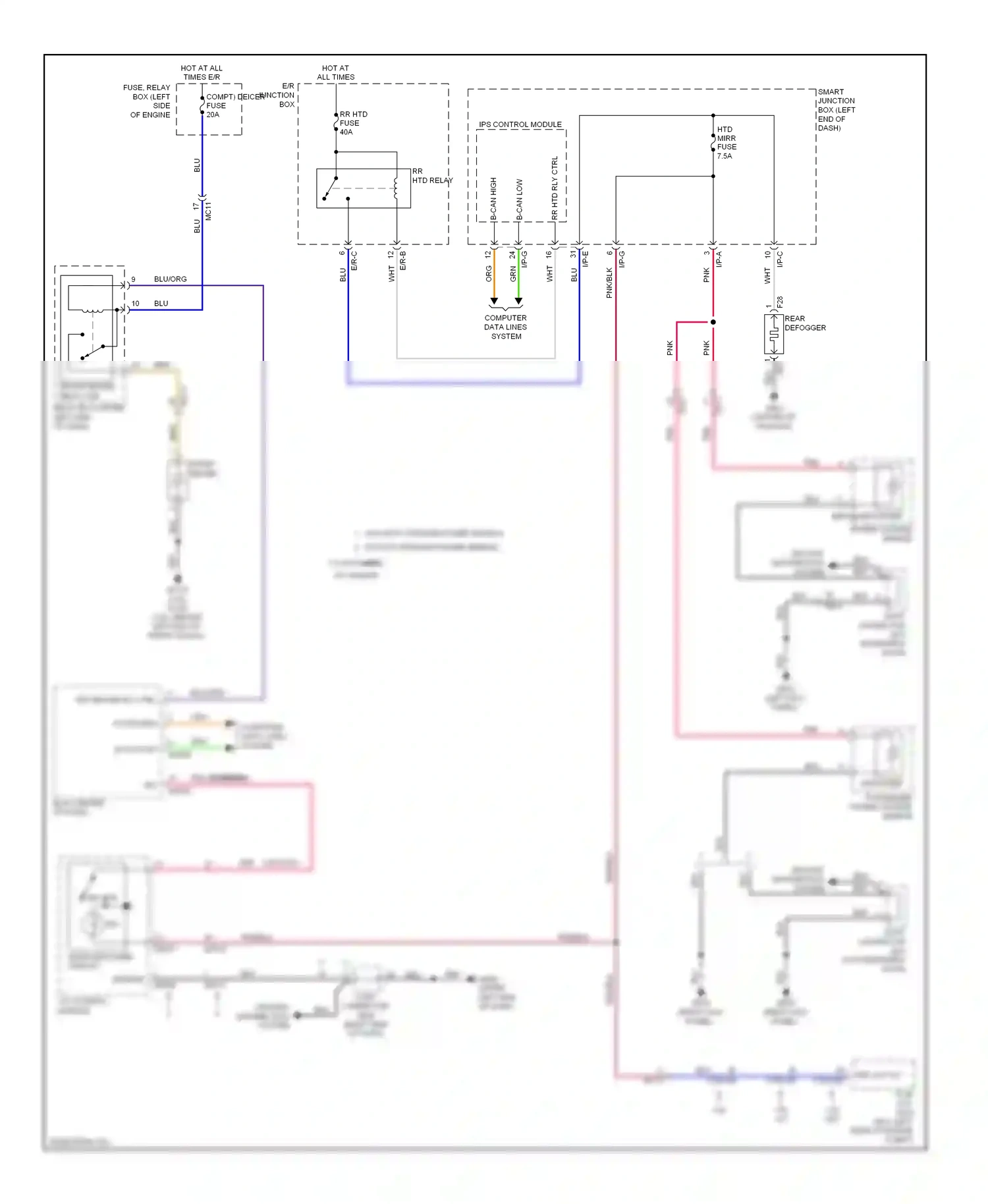 Wiring diagram 2.0l for Kia Soul II (2013-2016) (6 of 19)