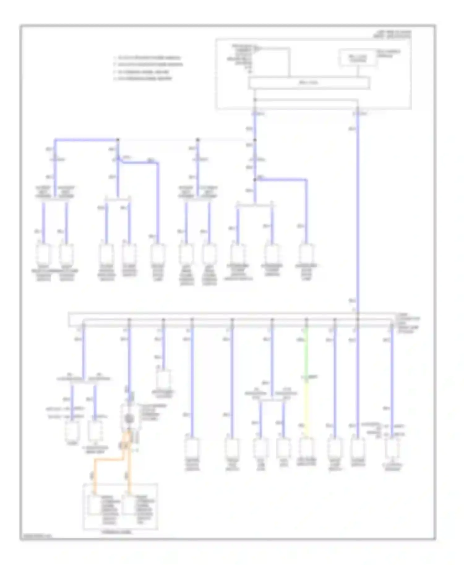 Wiring diagram automatic a/c for Kia Soul II (2013-2016) (5 of 7)