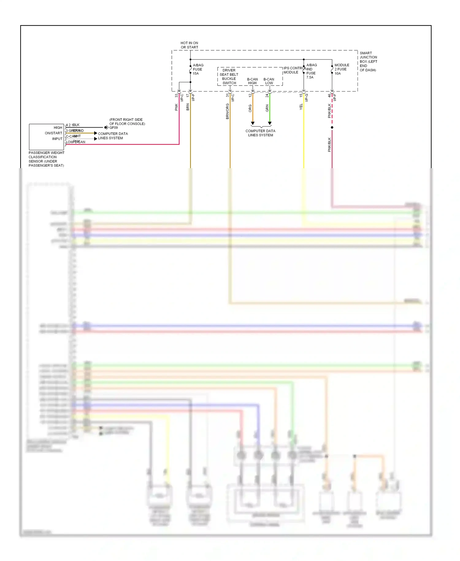 Wiring diagram blu for Kia Soul II (2013-2016) (110 of 117)