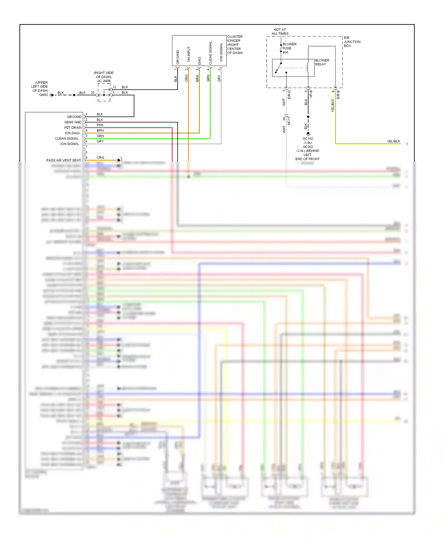 Wiring diagram blu for Kia Soul II (2013-2016) (3 of 117)