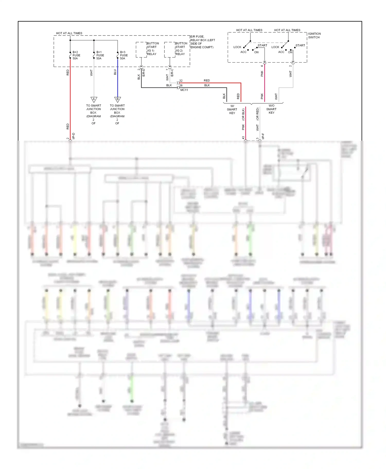 Wiring diagram blu for Kia Soul II (2013-2016) (19 of 117)