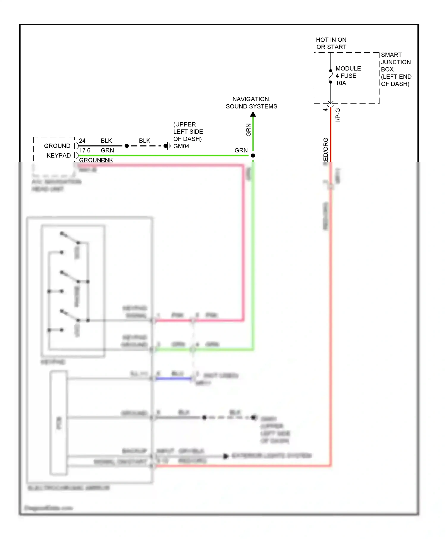 Wiring diagram blu for Kia Soul II (2013-2016) (81 of 117)