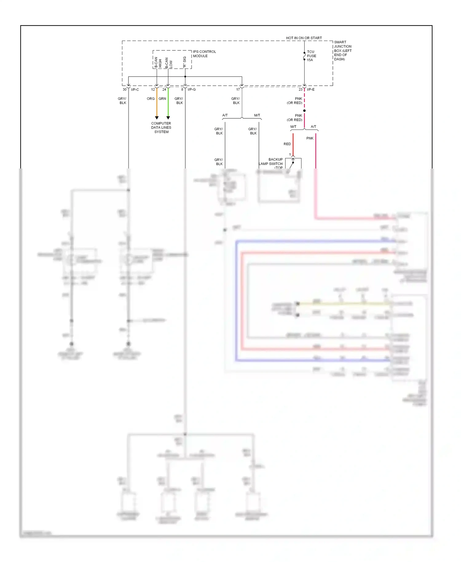 Wiring diagram blu for Kia Soul II (2013-2016) (41 of 117)